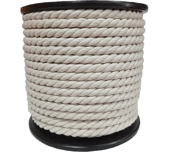 Изображение товара Веревка Сибшнур ХБ 19 мм 90 м на катушке 10346