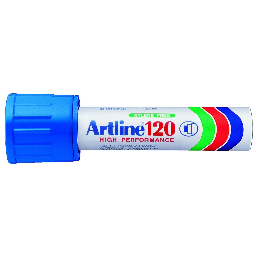 Гигантский промышленный заправляемый маркер Artline маркер перманентный пулевидный 3 мм синий crown multi marker cpm 800