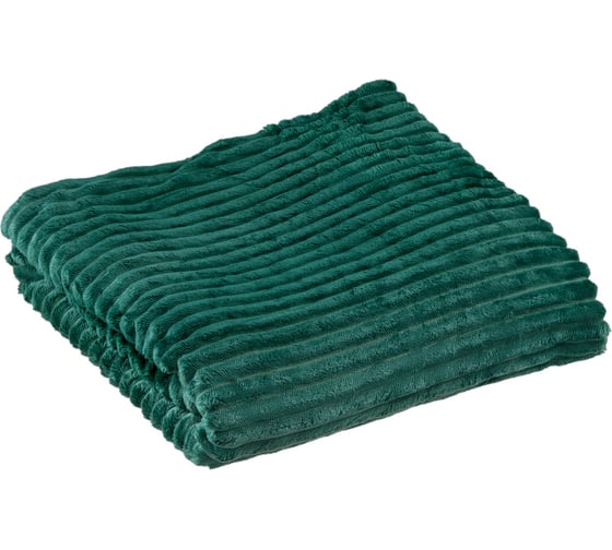 Изображение товара Флисовое покрывало PERFECTO LINEA 200x220 см, зеленое, серия Sleep mood 60-200226