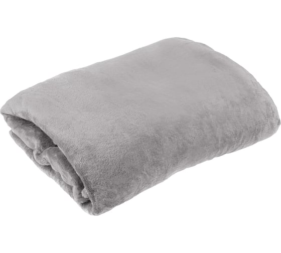 Изображение товара Флисовое покрывало PERFECTO LINEA 200x220 см, светло-серое, серия Dream 60-200222