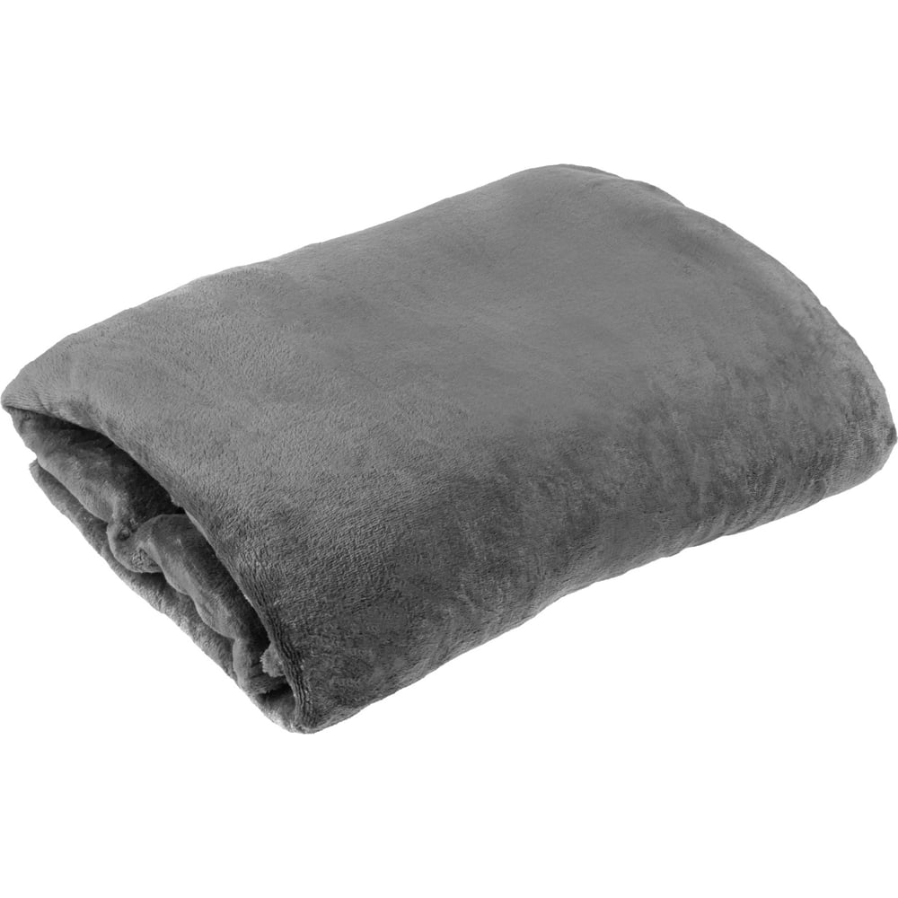 Изображение товара Флисовое покрывало PERFECTO LINEA 200x220 см серое