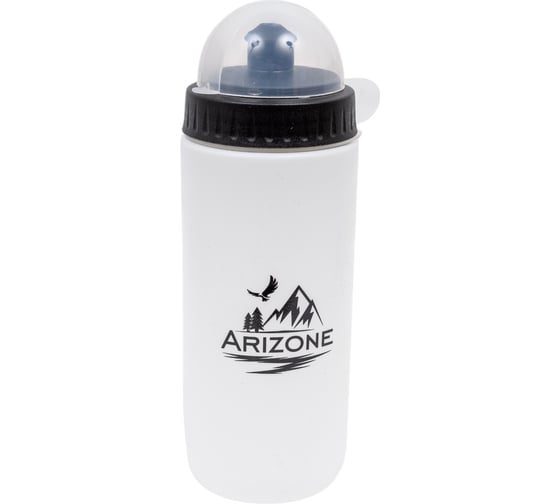 Изображение товара Бутылка для воды Arizone фляга для велосипеда, 500 мл, белая 34-100020