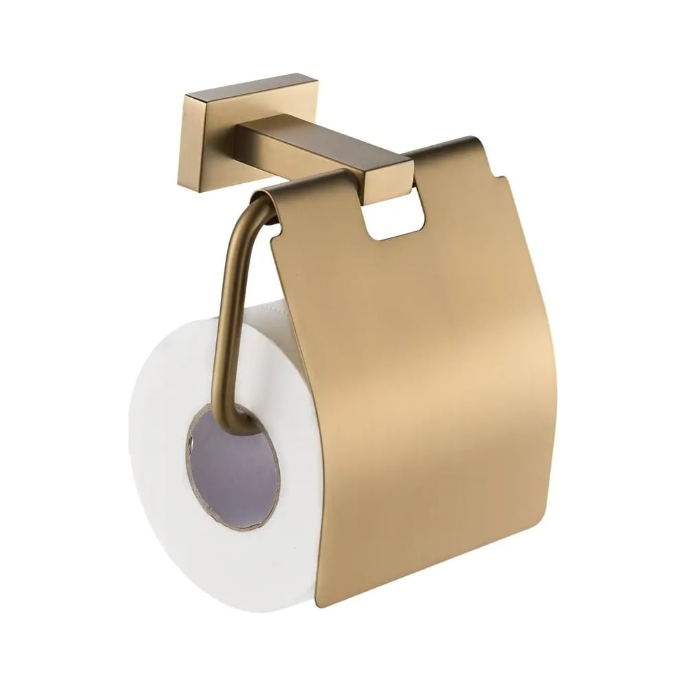 Изображение товара Бумагодержатель SHEVANIK SG5605G из латуни с матовой золотой отделкой