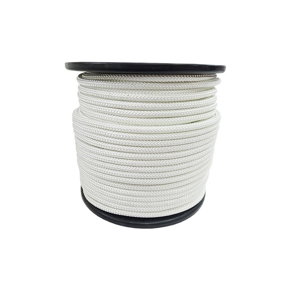 Изображение товара Плетеная веревка Сибшнур Колхозница 150 м хозяйственная белая