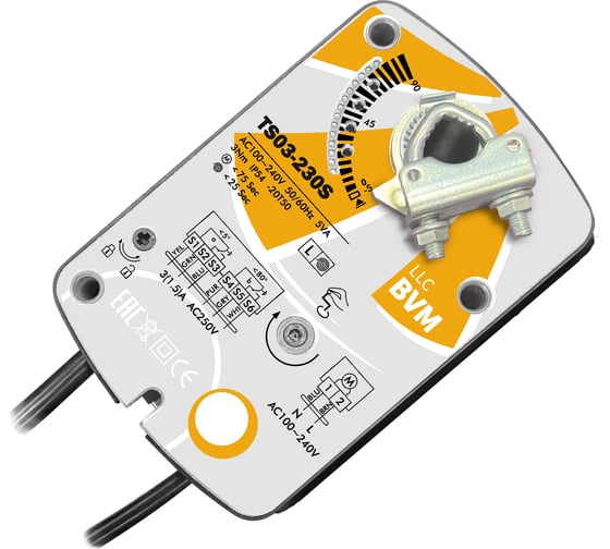 Изображение товара Электропривод для воздушных клапанов BVM TS03-230S