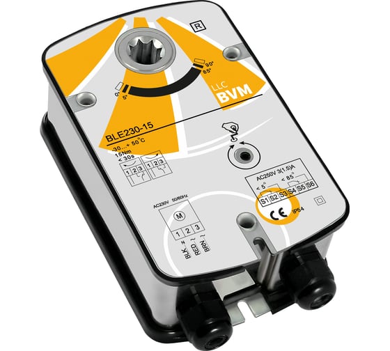 Изображение товара Электропривод для дымовых клапанов BVM BLE230-15