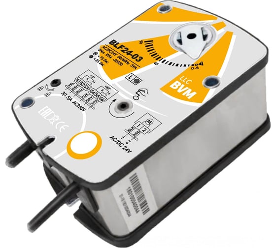 Изображение товара Электропривод для противопожарных клапанов BVM BLF24-03