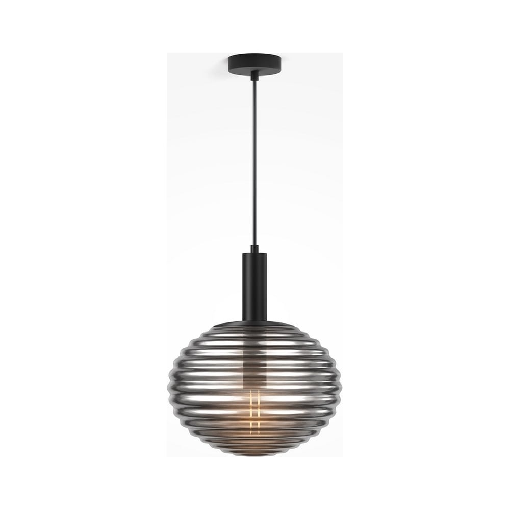 Изображение товара Подвесной светильник MAYTONI Reels модерн черный с дымчатым плафоном 1 лампа