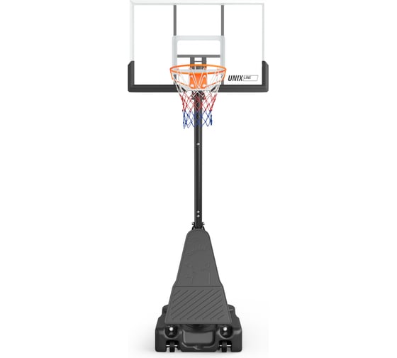 Изображение товара Баскетбольная стойка UNIXline B-Stand-PC 49x33" R45 H240-305 см BSTS305_49PCBK