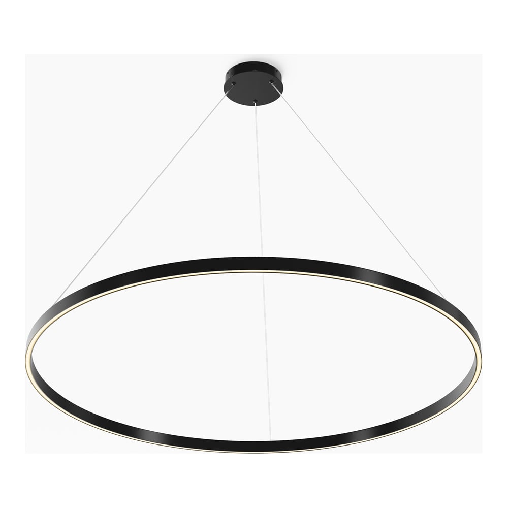 Изображение товара Подвесной светильник MAYTONI Rim алюминий черный 81 Вт регулир., встроенные LED