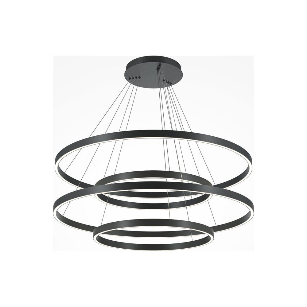 Изображение товара Подвесной светильник MAYTONI Rim Металл, Черный MOD058PL-L174BK