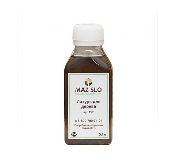 Изображение товара Лазурь для дерева MAZ-SLO Экстрим цвет Рябина 100 мл 8069931