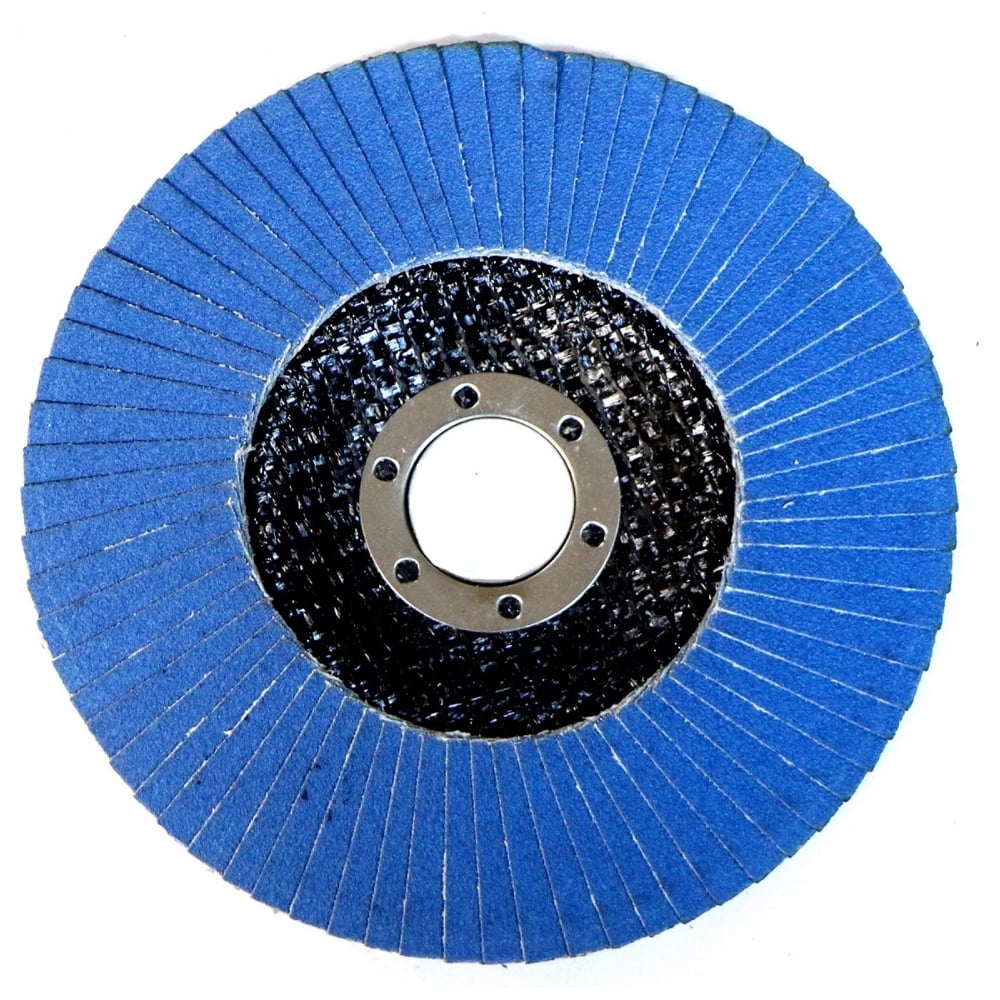 Изображение товара Круг лепестковый торцевой КЛТ2 125x22.23 мм Abraflex для нержавеющей стали и металлов