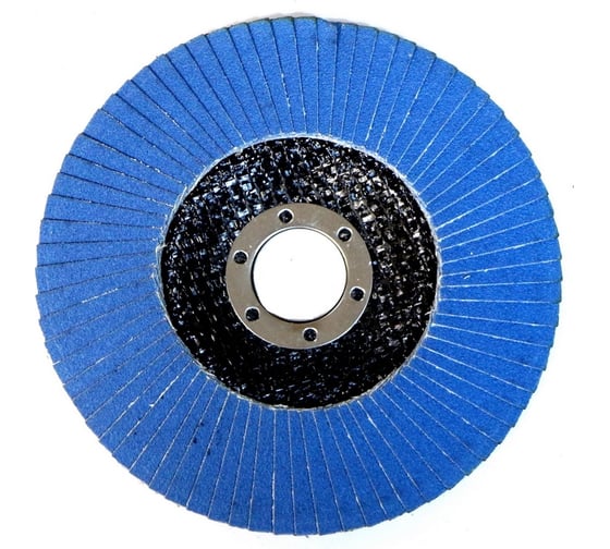 Изображение товара Круг лепестковый торцевой КЛТ2 125x22.23 мм, P40, по нержавеющей стали Abraflex FLD10INOX125P40