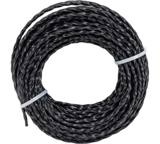 Изображение товара Леска для триммера нейлоновая 2.4 мм, 15 м, витой квадрат с сердечником FAVOURITE FBT C 2.4twist 135221524
