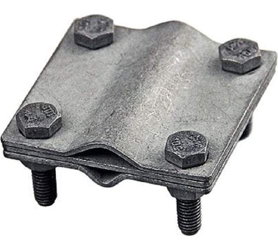 Изображение товара Зажим крестообразный стержень Protectpro (16мм) — полоса/пруток, оцинк. сталь 3503