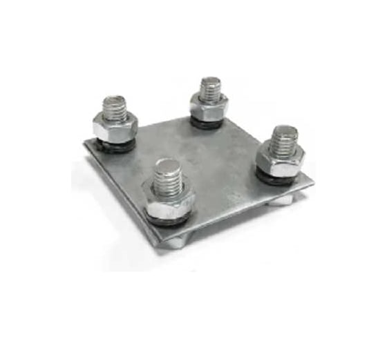 Изображение товара Зажим соединительный Protectpro полоса/полоса(2 пластины) оцинк 6007