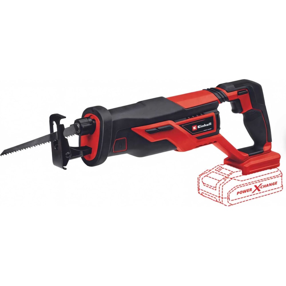Пила сабельная аккумуляторная Einhell PXC TE-AP 18/26 Li, 18В, ход 26мм, 0-2600/мин, 180мм, без АКК и ЗУ 4326290