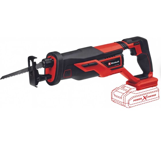 Изображение товара Пила сабельная аккумуляторная Einhell PXC TE-AP 18/26 Li, 18В, ход 26мм, 0-2600/мин, 180мм, без АКК и ЗУ 4326290