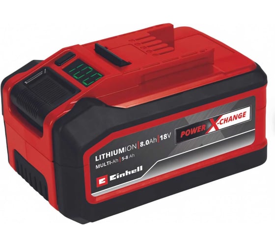Изображение товара Аккумулятор Einhell PXC 18В 5-8 Ач Plus Multi-Ah, 1350 Вт 4511600