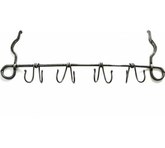 Изображение товара Кованая настенная вешалка Covali 8 крючков HC-640
