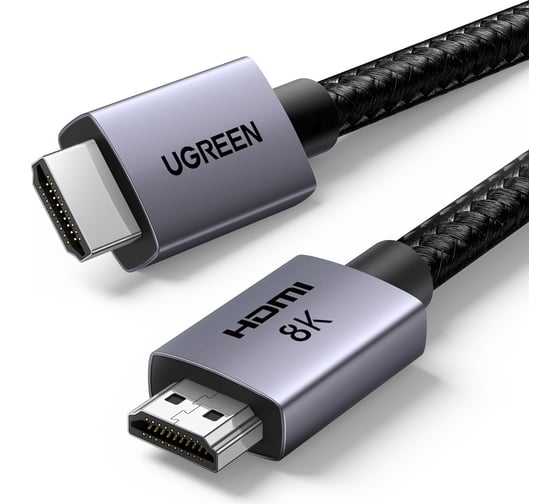 Изображение товара Кабель Ugreen HD171 () HDMI 2.1 Male To Male 8K Cable длина: 1м. цвет: серый 25908