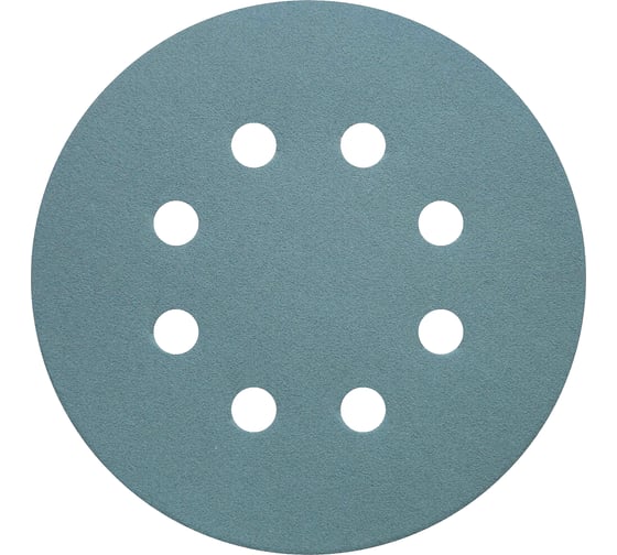 Изображение товара Круг шлифовальный на липучке siaflex 1948 (5+1 шт; 125 мм; 8 отверстий; P180) sia Abrasives sf6-125-8-180