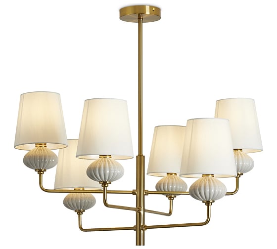 Изображение товара Подвесной светильник Freya Ceramics Латунь Металл FR2029PL-06BS