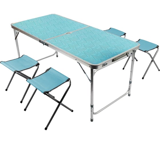 Изображение товара Комплект складной мебели DASWERK Стандарт стол и 4 стула, туристический, садовый 680045