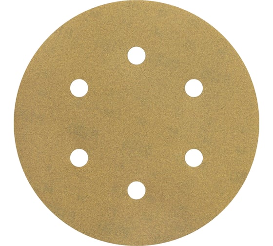 Изображение товара Круг шлифовальный на липучке siaone 1944 (5+1 шт; 150 мм; 6 отверстий; P180) sia Abrasives so6-150-6-180