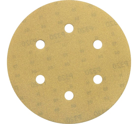 Изображение товара Круг шлифовальный на липучке siaone 1944 (5+1 шт; 150 мм; 6 отверстий; P320) sia Abrasives so6-150-6-320