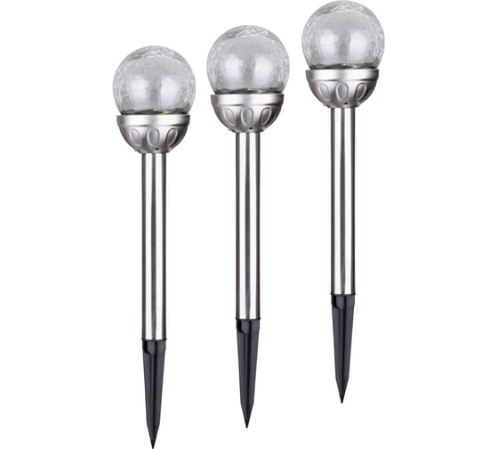 Изображение товара Светильник СС "Кракле" на солнечных батареях, сталь, меняет цвет TDM ELECTRIC SQ0330-0133