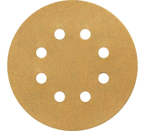 Изображение товара Круг шлифовальный на липучке siaone 1944 (5+1 шт; 125 мм; 8 отверстий; P150) sia Abrasives so6-125-8-150