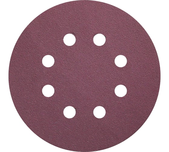 Изображение товара Круг шлифовальный на липучке siaspeed 1950 (5+1 шт; 125 мм; 8 отверстий; P80) sia Abrasives ss6-125-8-080