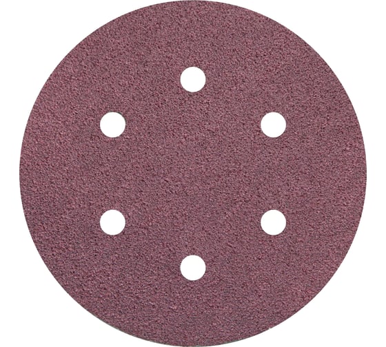 Изображение товара Круг шлифовальный на липучке siaspeed 1950 (5+1 шт; 150 мм; 6 отверстий; P40) sia Abrasives ss6-150-6-040