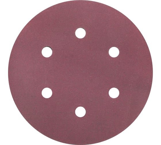 Изображение товара Круг шлифовальный на липучке siaspeed 1950 (5+1 шт; 150 мм; 6 отверстий; P180) sia Abrasives ss6-150-6-180