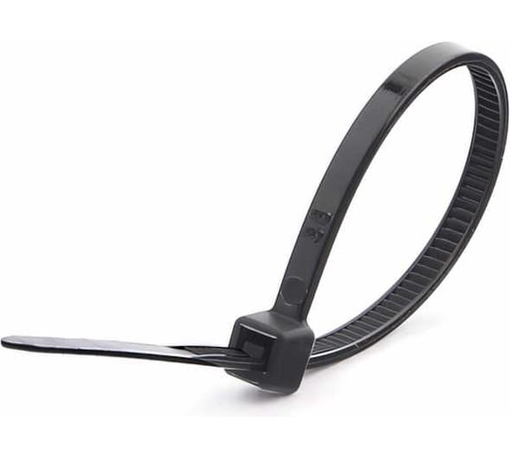 Изображение товара Пластиковые стяжки Cablexpert 150 мм х 2.5 мм чёрные NYT-150x2.5В