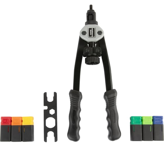 Изображение товара Двуручный заклепочник для резьбовых заклепок WIEDERKRAFT M3-M10 WDK-RN120