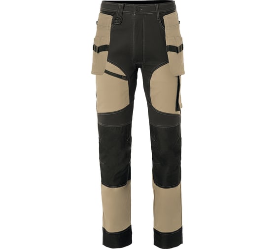 Изображение товара Брюки СОЮЗСПЕЦОДЕЖДА ГРАНД бежевые/черные, размер 58, рост 182-188 2000000244914