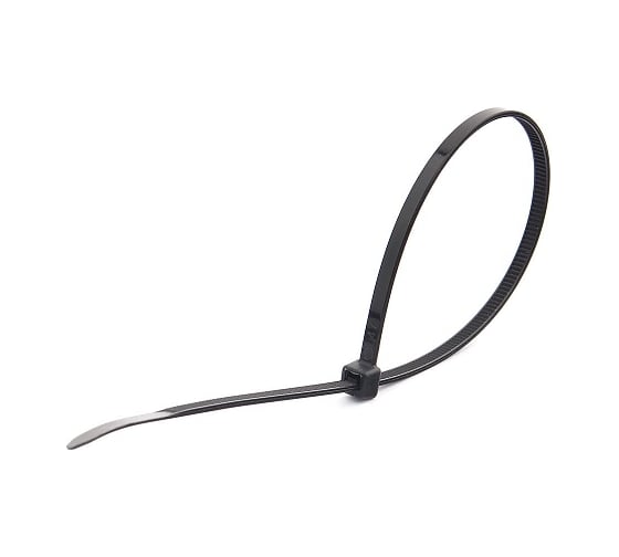 Изображение товара Пластиковые стяжки Cablexpert 250 мм х 3.6 мм чёрные NYT-250x3.6В