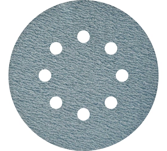 Изображение товара Круг шлифовальный на липучке FILM (5 шт; 125 мм; 8 отверстий; P80) NAPOLEON npf5-125-8-080