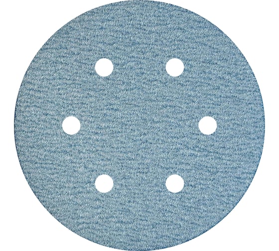 Изображение товара Круг шлифовальный на липучке FILM (5 шт; 150 мм; 6 отверстий; P120) NAPOLEON npf5-150-6-120