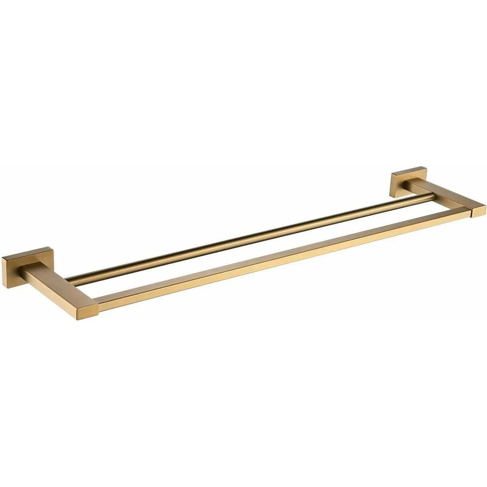 Изображение товара Полотенцедержатель Shevanik трубчатый двойной SG5627G из латуни