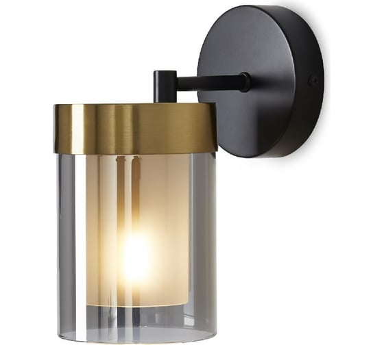 Изображение товара Настенный светильник (бра) Freya Lora Черный и Латунь Металл FR5432WL-01BBS