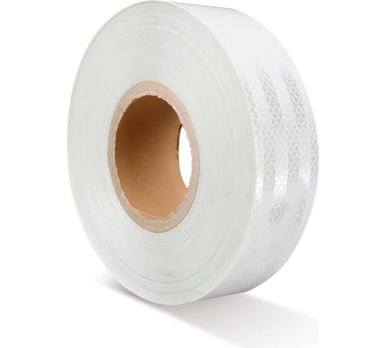 Изображение товара Лента светоотражатель Daytona Белая (1м x 0.05м) на чемодан, фаркоп, шлем MP1428005010