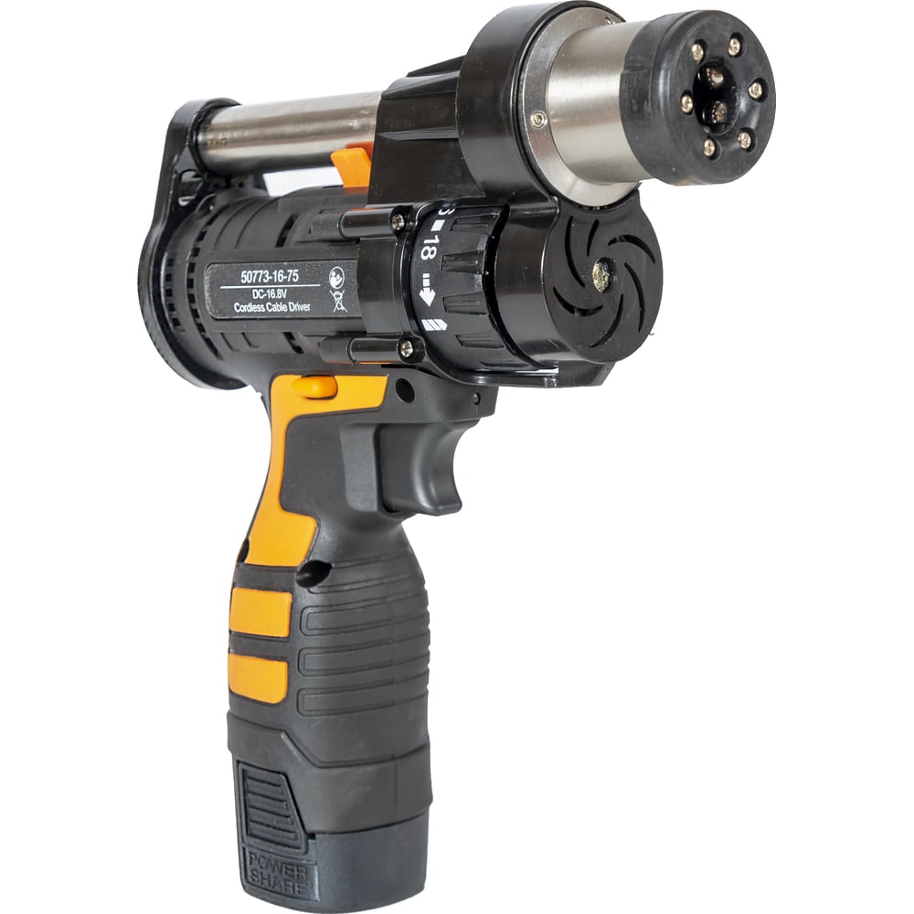 Набор для прочистки канализации для труб диаметром от 30 до 110 мм CROCODILE 50773-16-75А