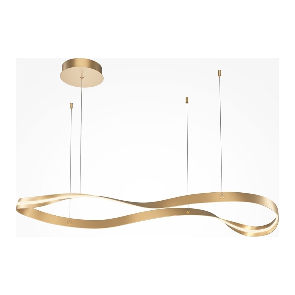 Изображение товара Подвесной светильник MAYTONI Plons алюминий латунь 34 Вт 2040 лм IP20 современный стиль