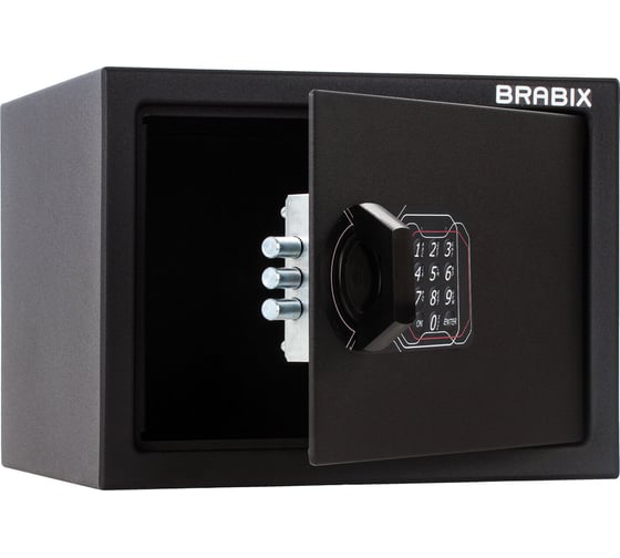 Изображение товара Офисный мебельный сейф BRABIX SF-230EL 230х310х250 мм, электронный замок, черный 291147