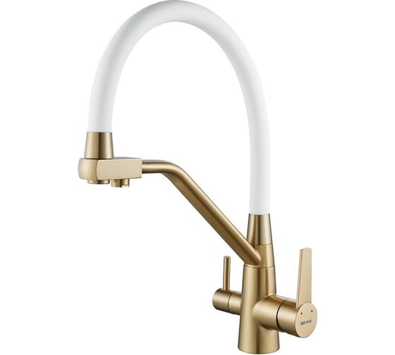 Изображение товара Смеситель для кухни Shevanik с подключением фильтра питьевой воды S968G