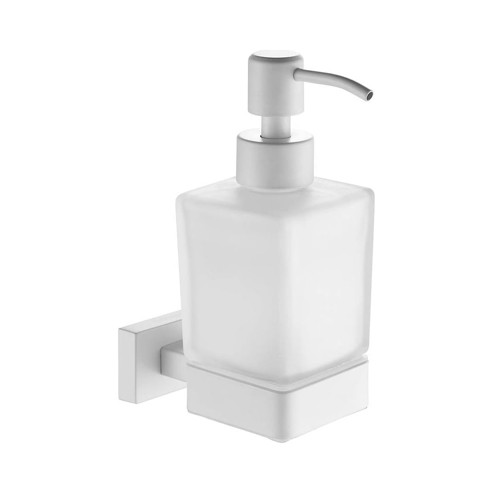 Изображение товара Дозатор для жидкого мыла Shevanik SG5644C настенный алюминиево-стеклянный